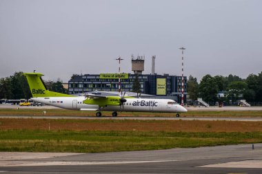16 Temmuz 2019 Riga Havaalanı 'nda test çekimleri yapan güzel bir uçak.