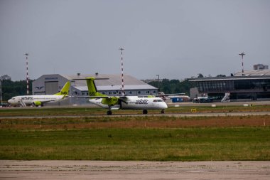 16 Temmuz 2019 Riga Havaalanı 'nda test çekimleri yapan güzel bir uçak.