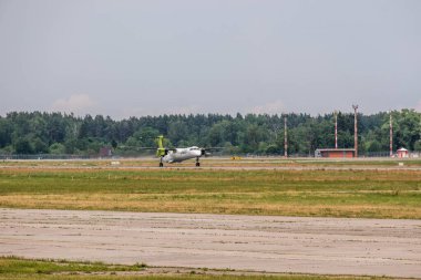 16 Temmuz 2019 Riga Havaalanı 'nda test çekimleri yapan güzel bir uçak.