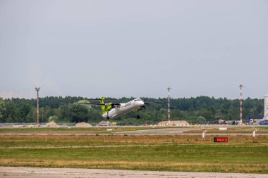 16 Temmuz 2019 Riga Havaalanı 'nda test çekimleri yapan güzel bir uçak..