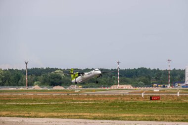 16 Temmuz 2019 Riga Havaalanı 'nda test çekimleri yapan güzel bir uçak.