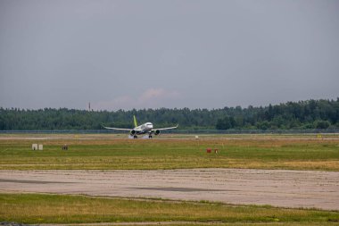 16 Temmuz 2019 Riga Havaalanı 'nda test çekimleri yapan güzel bir uçak.