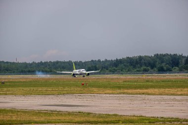 16 Temmuz 2019 Riga Havaalanı 'nda test çekimleri yapan güzel bir uçak.