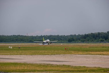 16 Temmuz 2019 Riga Havaalanı 'nda test çekimleri yapan güzel bir uçak.