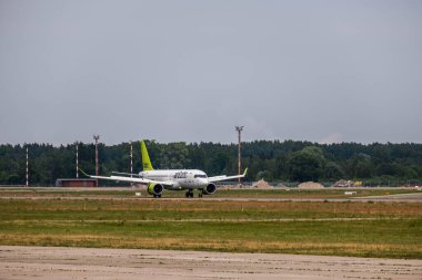 16 Temmuz 2019 Riga Havaalanı 'nda test çekimleri yapan güzel bir uçak.