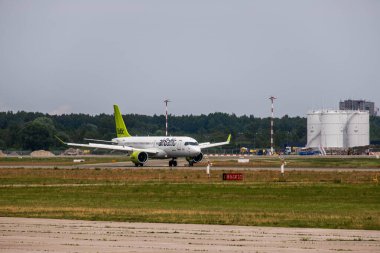 16 Temmuz 2019 Riga Havaalanı 'nda test çekimleri yapan güzel bir uçak.