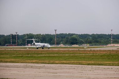 16 Temmuz 2019 Riga Havaalanı 'nda test çekimleri yapan güzel bir uçak.