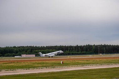 16 Temmuz 2019 Riga Havaalanı 'nda test çekimleri yapan güzel bir uçak.