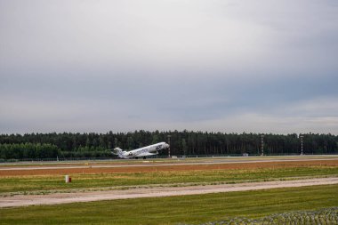 16 Temmuz 2019 Riga Havaalanı 'nda test çekimleri yapan güzel bir uçak.