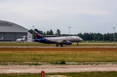 16 Temmuz 2019 Riga Havaalanı 'nda test çekimleri yapan güzel bir uçak.