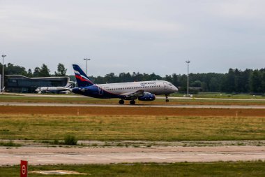 16 Temmuz 2019 Riga Havaalanı 'nda test çekimleri yapan güzel bir uçak.