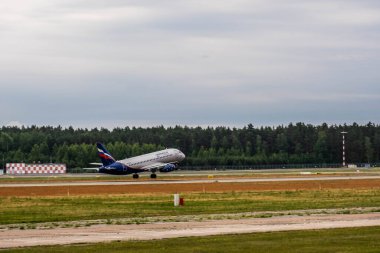 16 Temmuz 2019 Riga Havaalanı 'nda test çekimleri yapan güzel bir uçak.