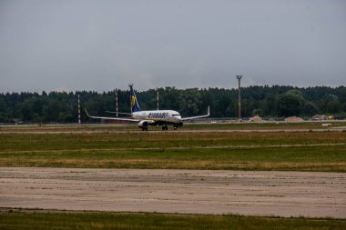 16 Temmuz 2019 Riga Havaalanı 'nda test çekimleri yapan güzel bir uçak.