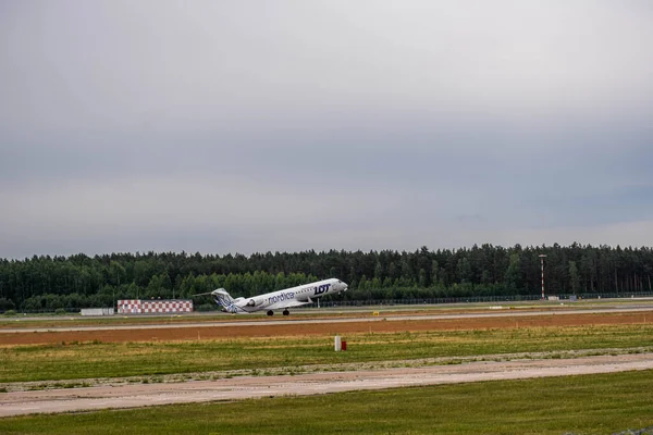 16 Temmuz 2019 Riga Havaalanı 'nda test çekimleri yapan güzel bir uçak.