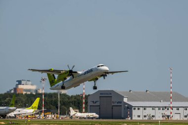 17 Ağustos 2019 Riga Havaalanı 'nda test çekimleri yapan güzel bir uçak.