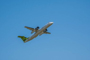 17 Ağustos 2019 Riga Havaalanı 'nda test çekimleri yapan güzel bir uçak.