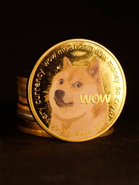 Parlak gümüş ve altın para birimlerinin sembolü olan kripto para birimi geçmişi Bitcoin, Ethereum, Litecoin, zcash, dalgalanma.