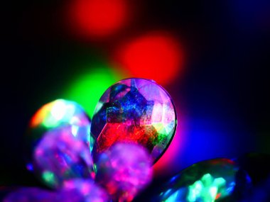 Festival için güzel renkli LED ışık şablonu.