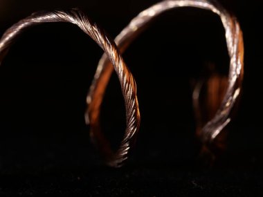 Soyut Makro Fotoğraf Damlacıkları, Cam ve Metal