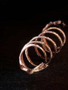 Soyut Makro Fotoğraf Damlacıkları, Cam ve Metal