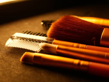 Profesyonel makyaj fırçaları ve araçları, makyaj ürünleri seti