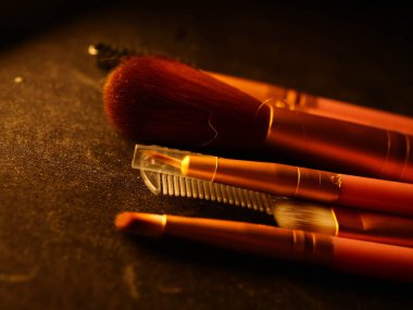 Profesyonel makyaj fırçaları ve araçları, makyaj ürünleri seti