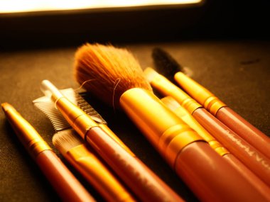 Profesyonel makyaj fırçaları ve araçları, makyaj ürünleri seti