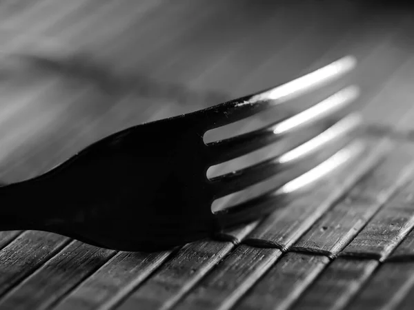 Background Kitchen Utensils Wooden Kitchen Table Selective Focus Dof Macro — Stock Photo, Image