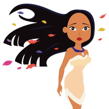 Pocahontas Hintli bir şefin kızı.