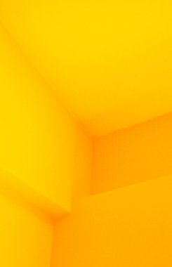 Parlak turuncu geometrik şekiller