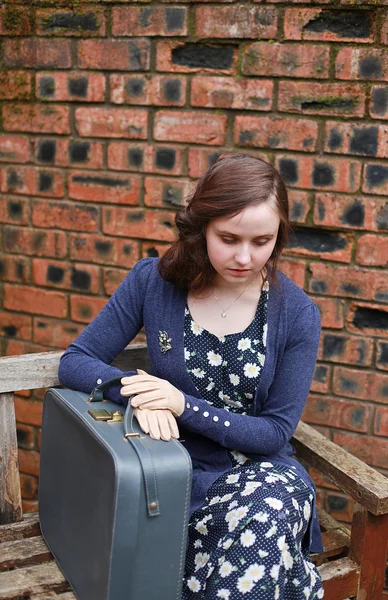 1940s woman — Stock Photo, Image