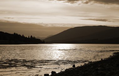 Loch Linnie İskoçya'da