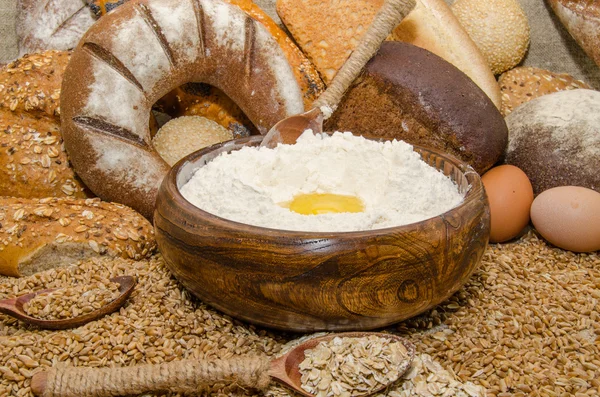 A variety of bakery products — Stock Photo, Image