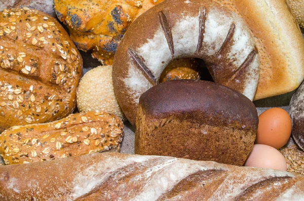 A variety of bakery products — Stock Photo, Image