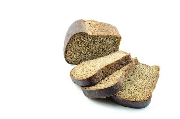 Sliced black bread — Stock Photo, Image