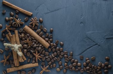 Baharat anason, tarçın ve kahve