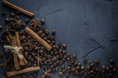 Baharat anason, tarçın ve kahve