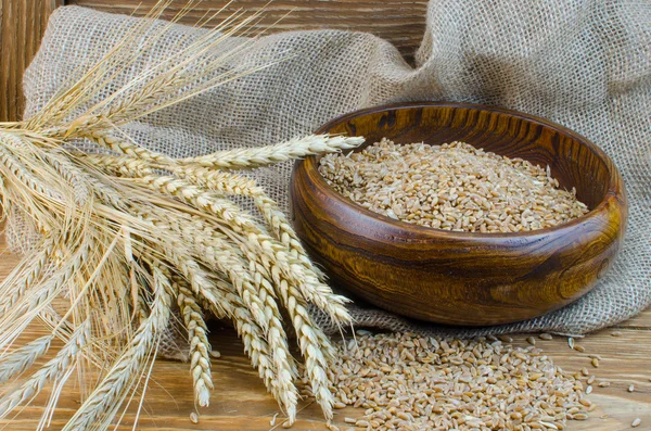 Hroty z pšenice a rafinovaných obilovin. — Stock fotografie