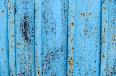 Paslı metalin dokusu.