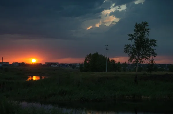 Pôr do sol — Fotografia de Stock