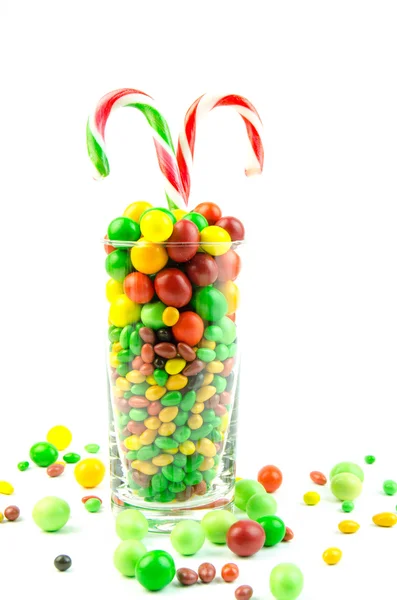 Sweets on white background — Stock Photo, Image