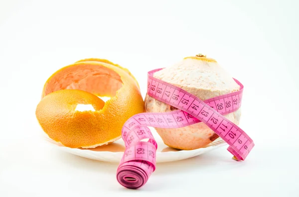 Grapefruit with treated skin — Stock Photo, Image