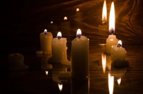 stock image Warm candle light