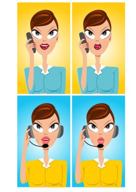 çizgi film işleç yüz ifadeleri