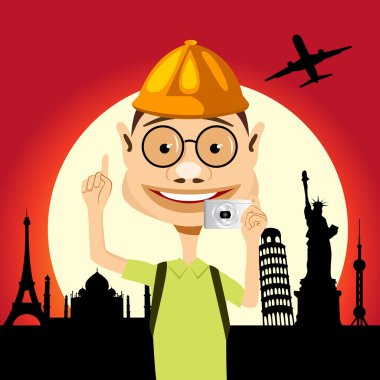 kamera konumu günbatımında olan Gezgin