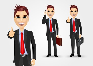 işadamları ile evrak çantaları