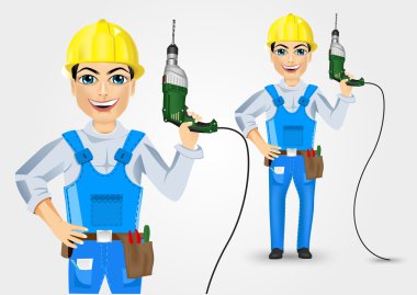 Elektrikçi veya elektrikli matkap dayanabiliyor makinist