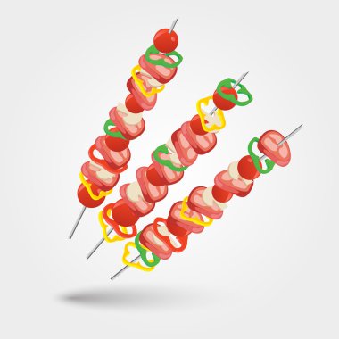 kebab - ızgara et ve sebze