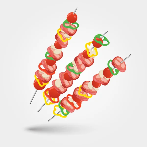 kebab - ızgara et ve sebze