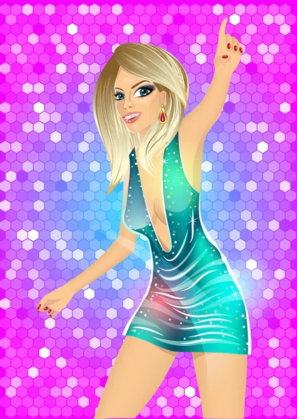 Dance Queen — Stockový vektor